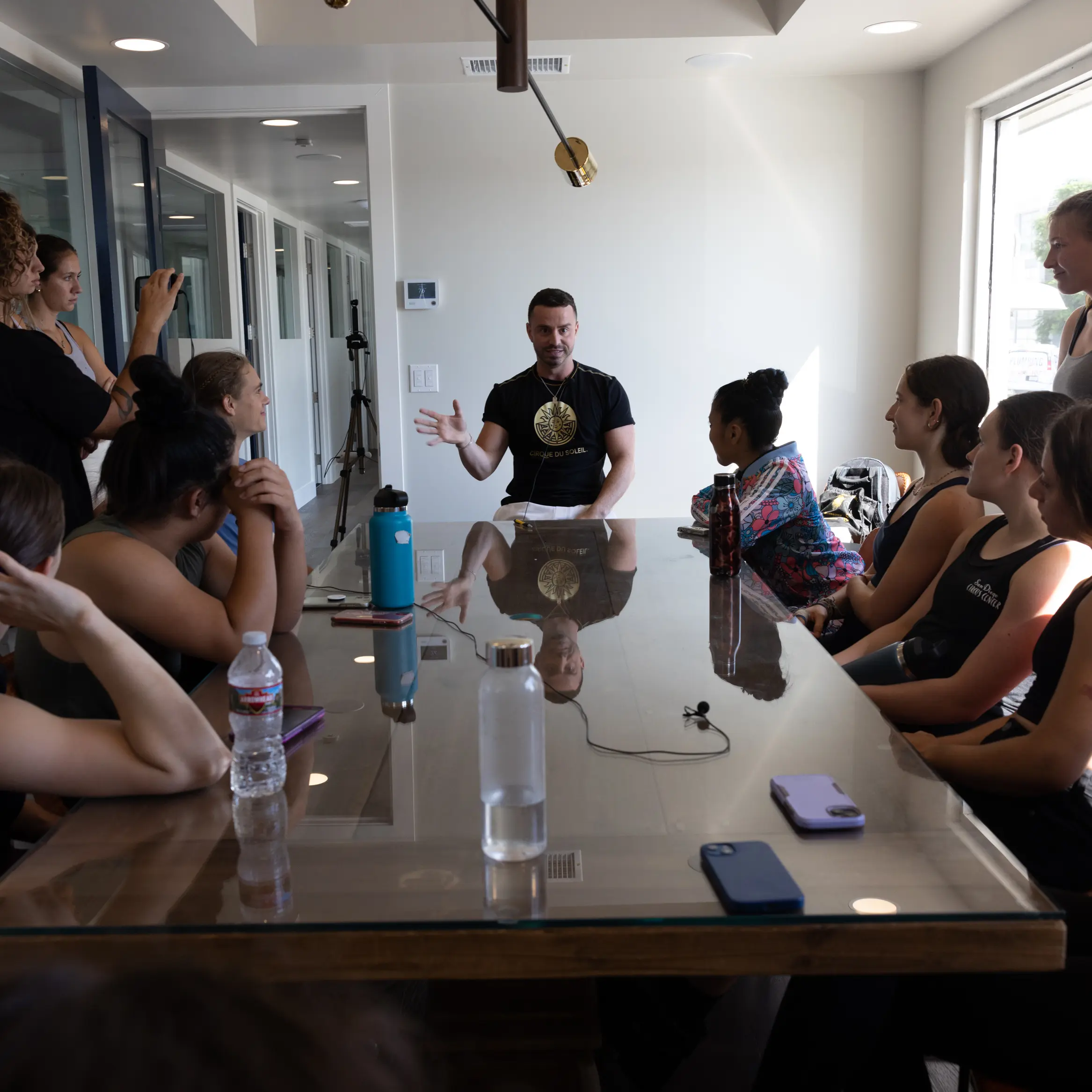 Juror providing feedback