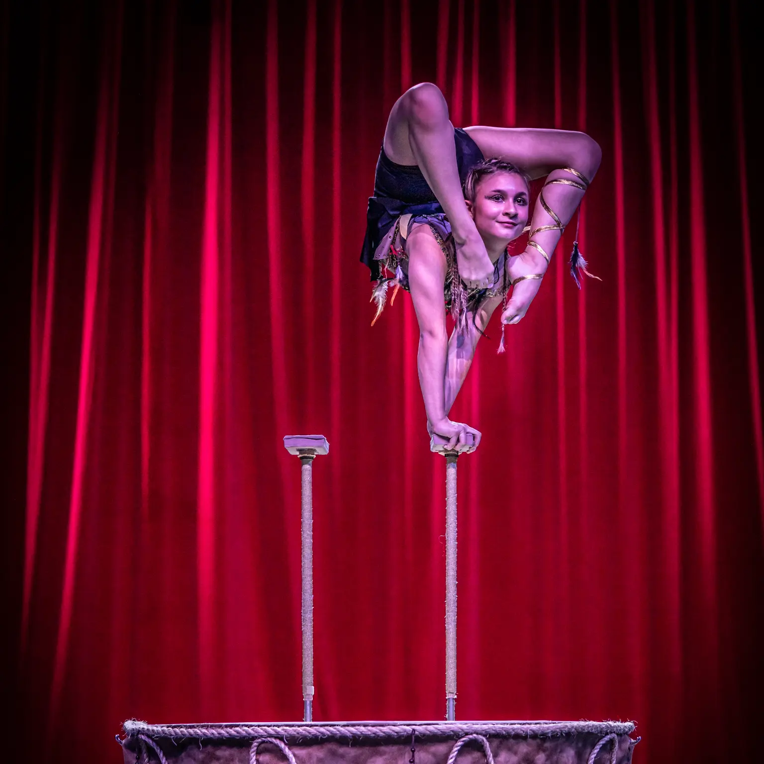 Youth handstand contortion